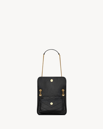 NIKI Mini in Vintage Leather - Black