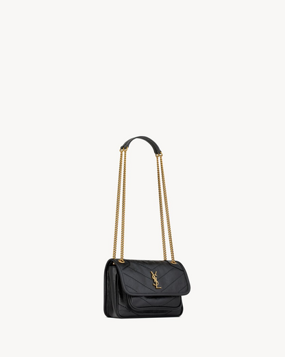NIKI Mini in Vintage Leather - Black