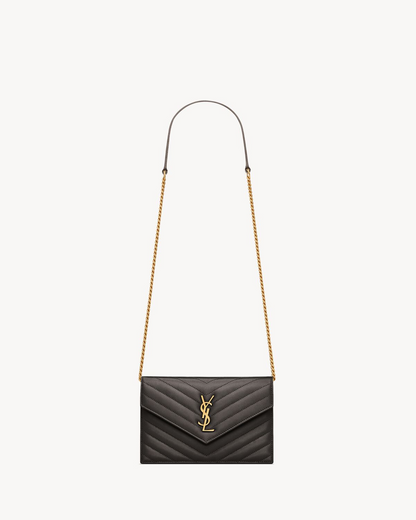 Cassandre Envelope Chain Wallet In Lambskin