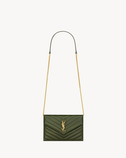 Cassandre Envelope Chain Wallet In Lambskin