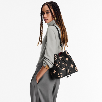 NéoNoé Bicolor Monogram Empreinte Leather MM