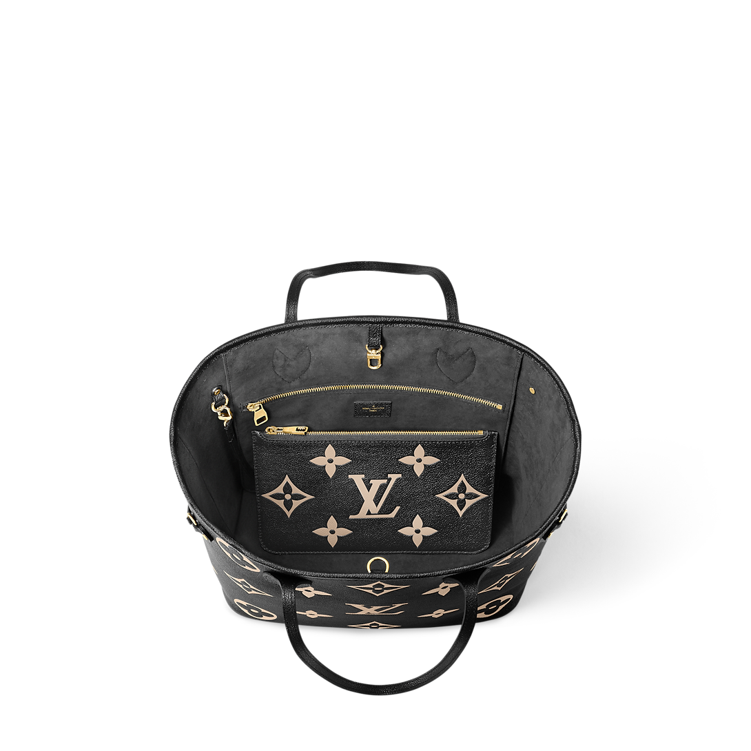 Neverfull Monogram Empreinte Bicolor MM