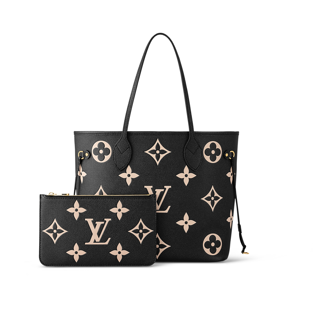 Neverfull Monogram Empreinte Bicolor MM