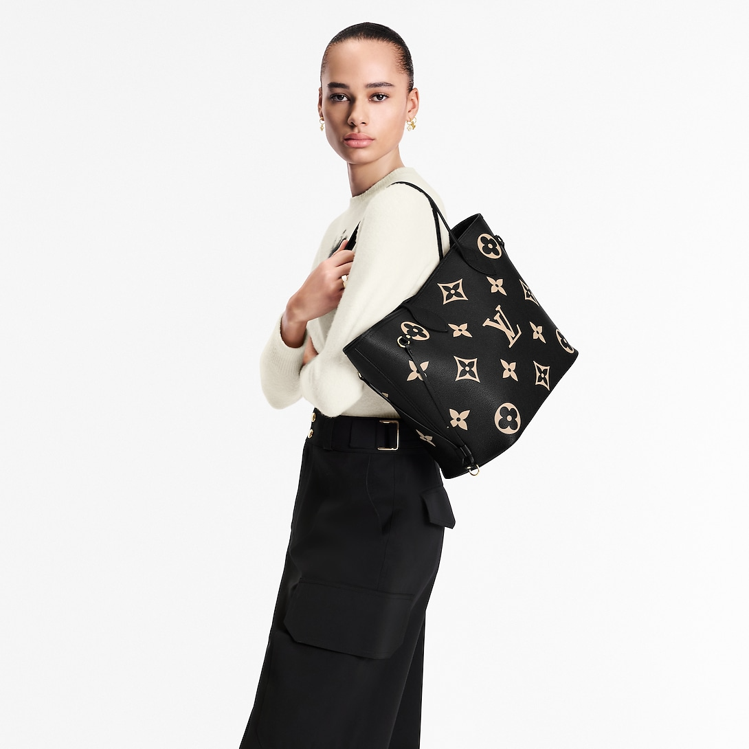 Neverfull Monogram Empreinte Bicolor MM