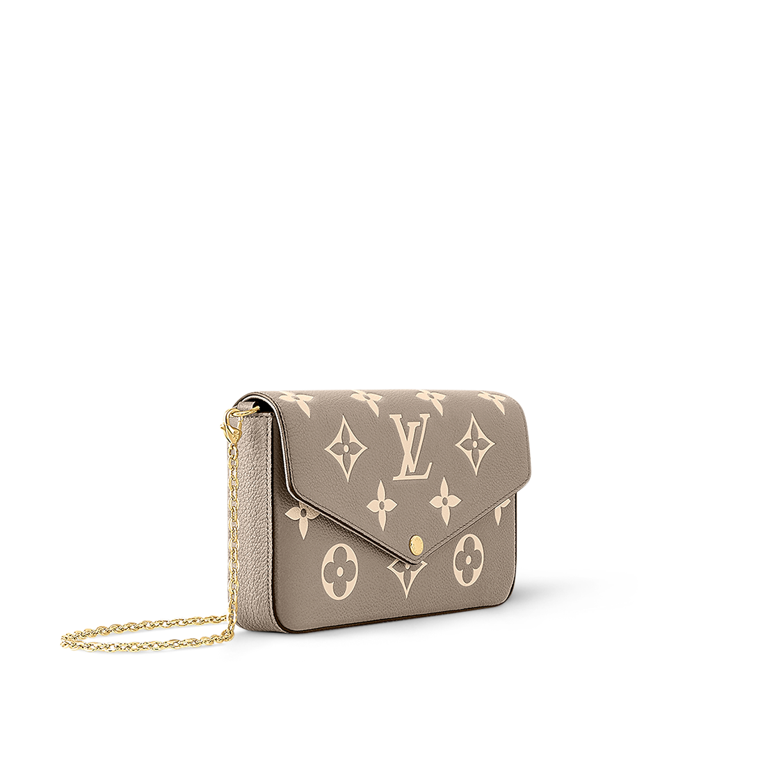 Pochette Félicie Monogram Empreinte Bicolor