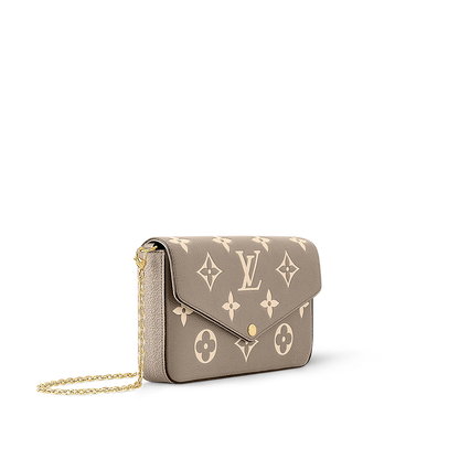 Pochette Félicie Monogram Empreinte Bicolor