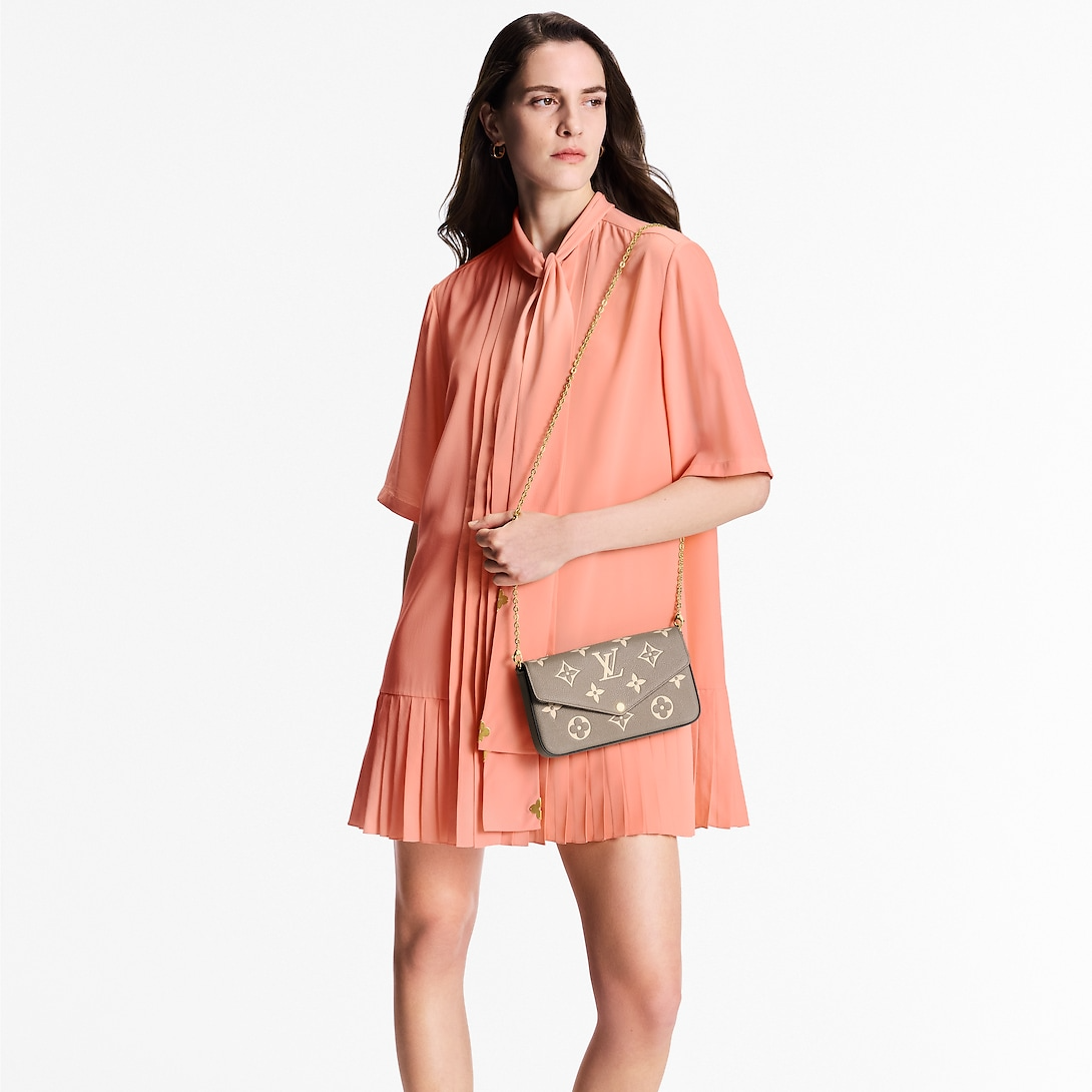 Pochette Félicie Monogram Empreinte Bicolor