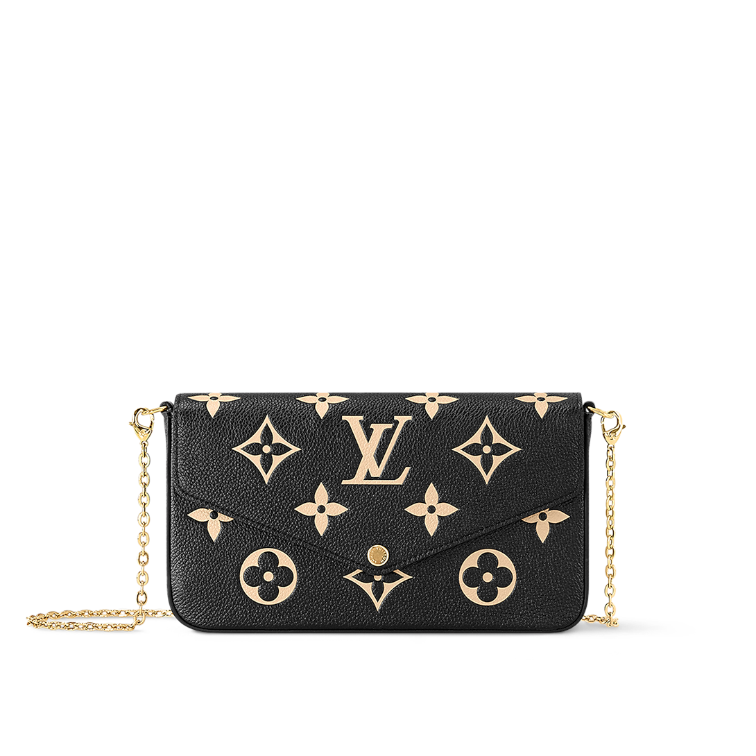 Pochette Félicie Monogram Empreinte Bicolor