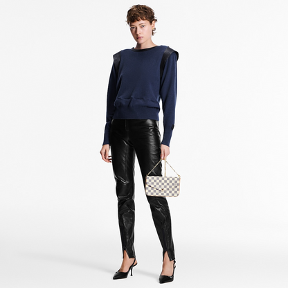 Pochette Félicie Damier Azur Canvas