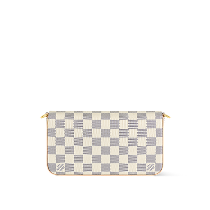 Pochette Félicie Damier Azur Canvas