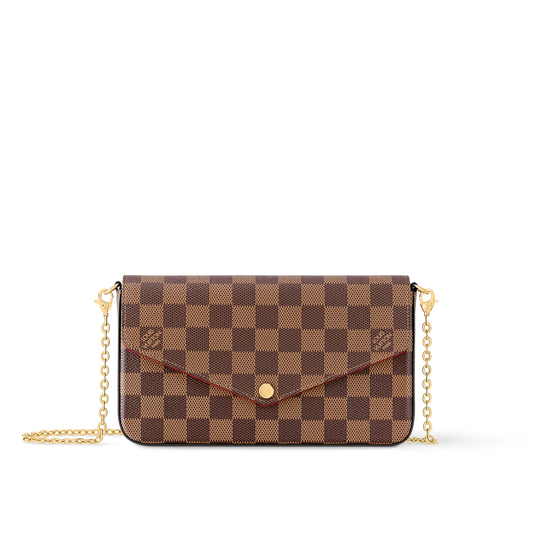 Pochette Félicie Damier Ebene Canvas
