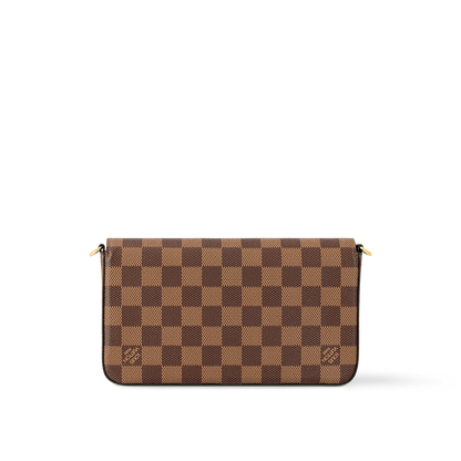 Pochette Félicie Damier Ebene Canvas
