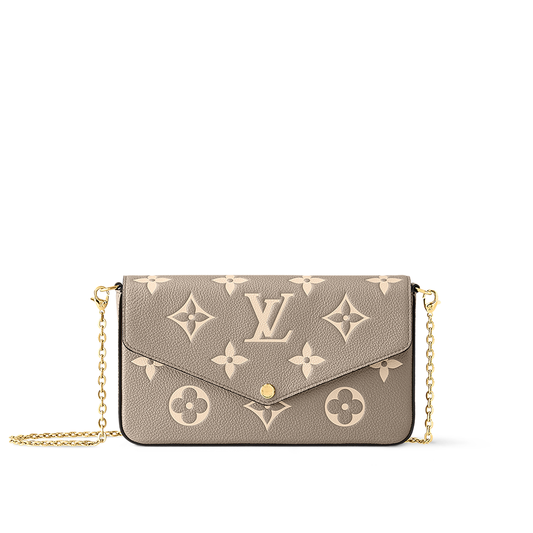 Pochette Félicie Monogram Empreinte Bicolor