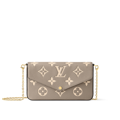 Pochette Félicie Monogram Empreinte Bicolor